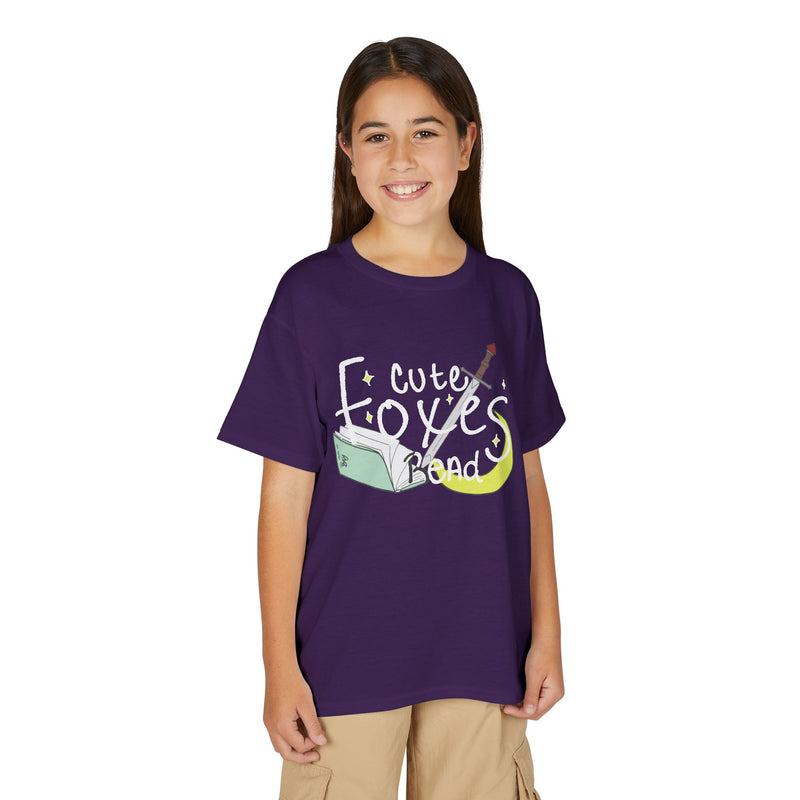 Cute Foxes Read Youth T-Shirt