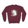 Ghostie Bookworm Youth Crewneck