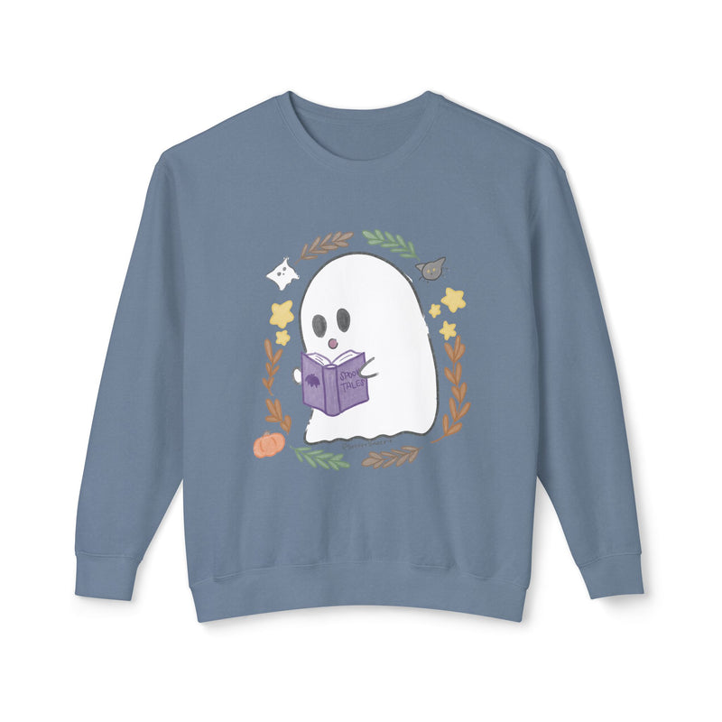 Ghostie Bookworm Cozy Crewneck