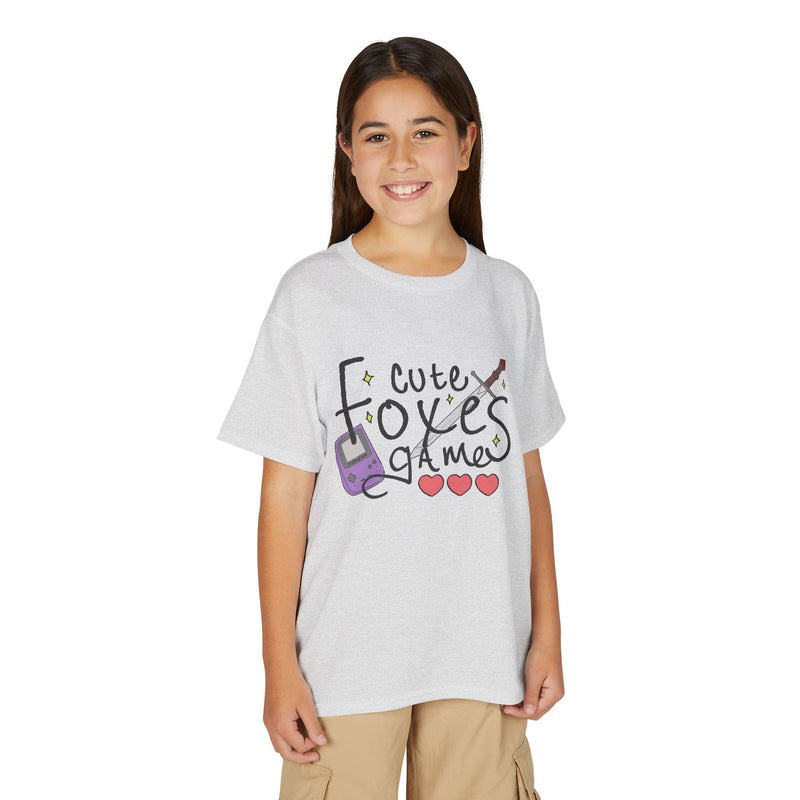 Cute Foxes Game Youth T-Shirt