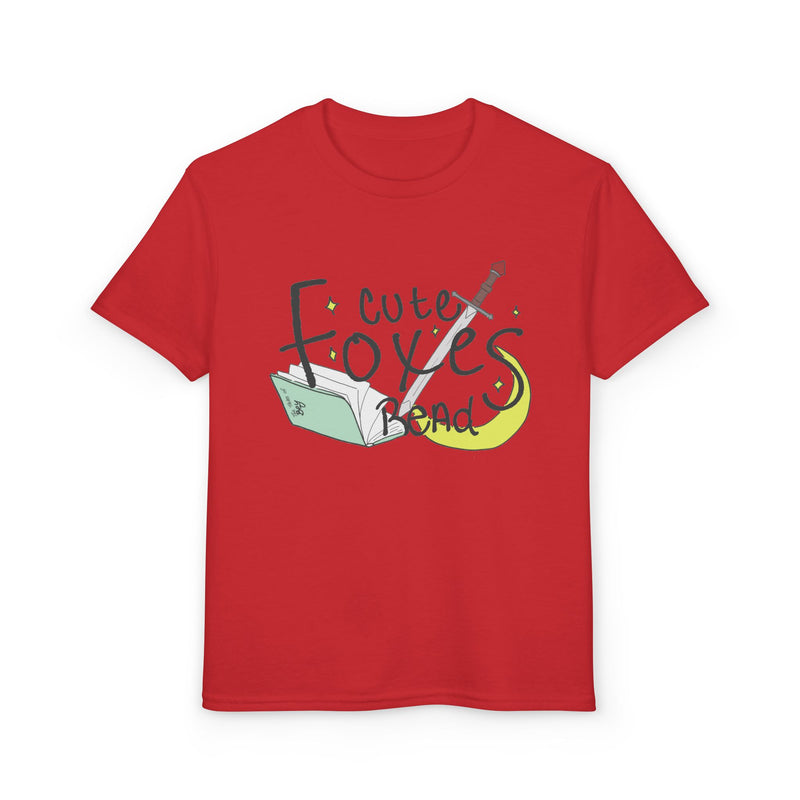 Cute Foxes Read Youth T-Shirt