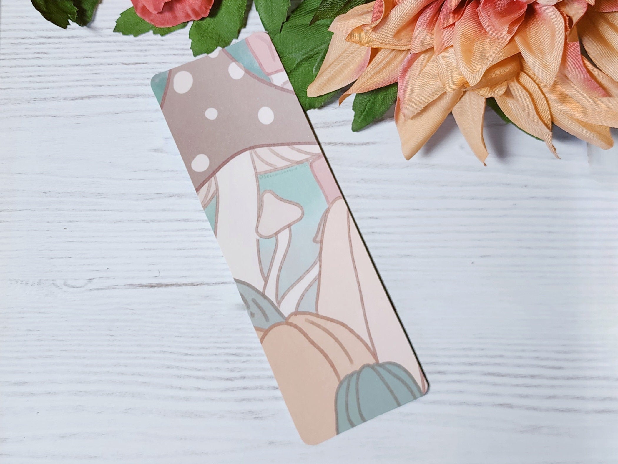 Mushroom Pumpkin Bookmark