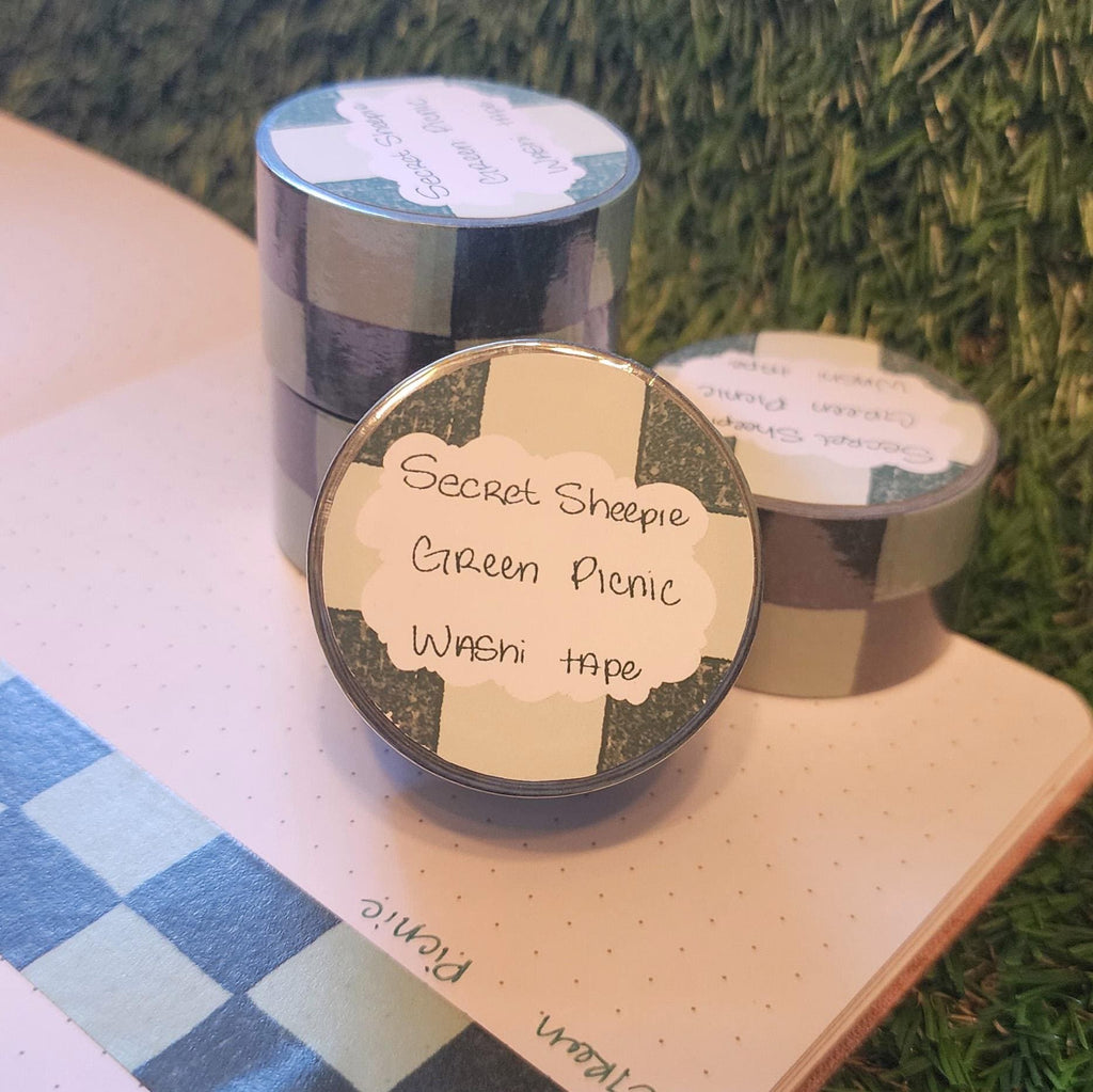 Green Picnic Washi Tape