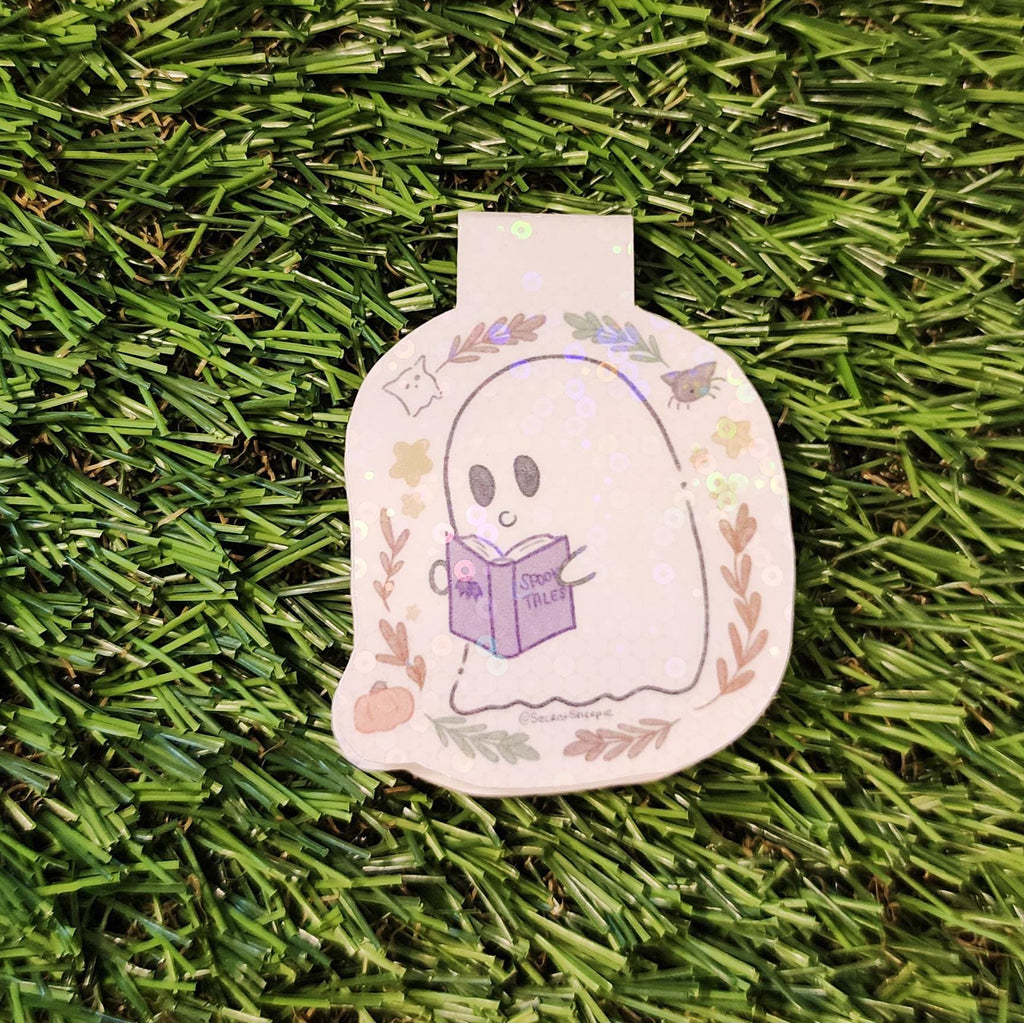 Ghostie Bookworm Magnetic Bookmark
