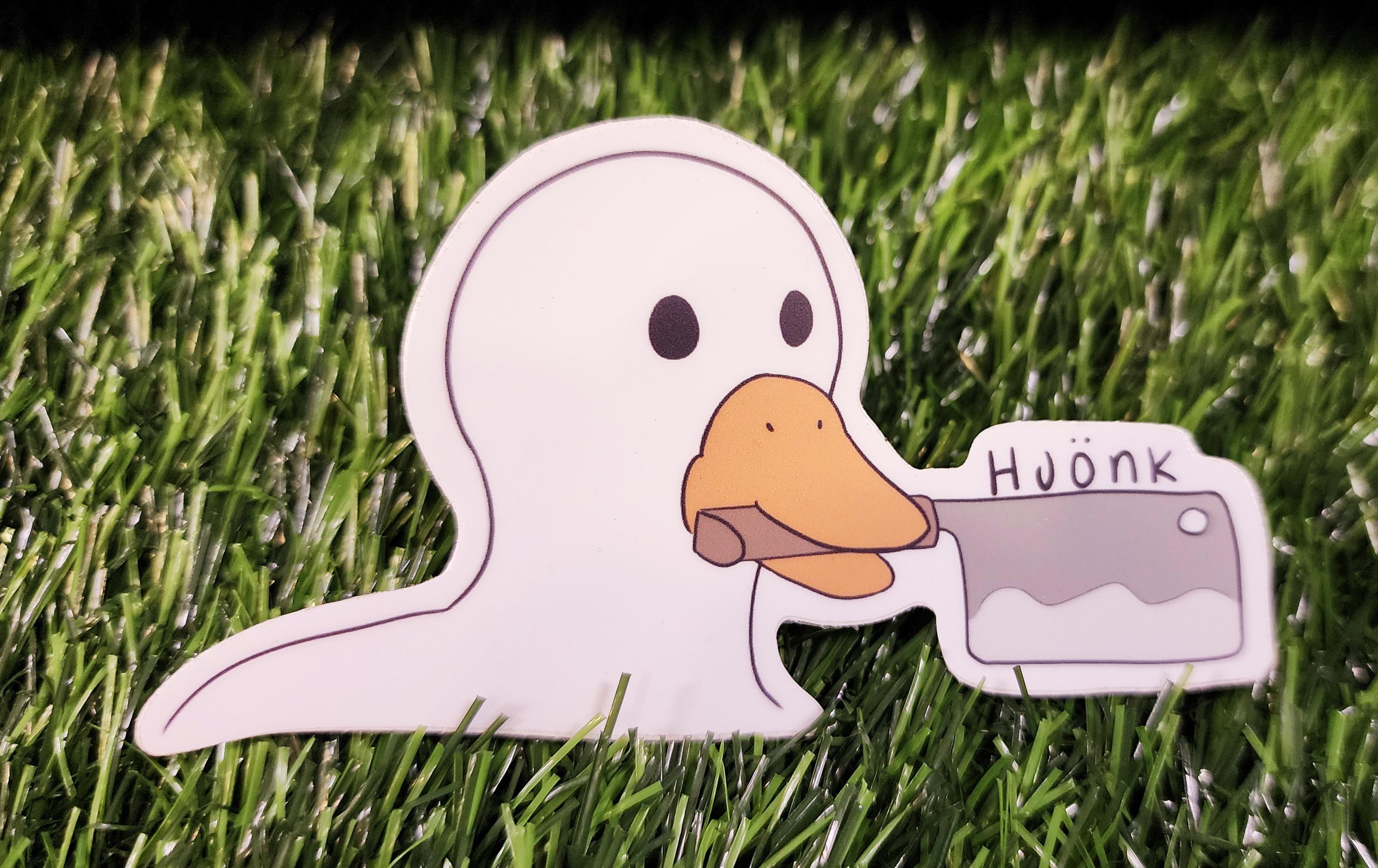 Hjonk  Goose Sticker