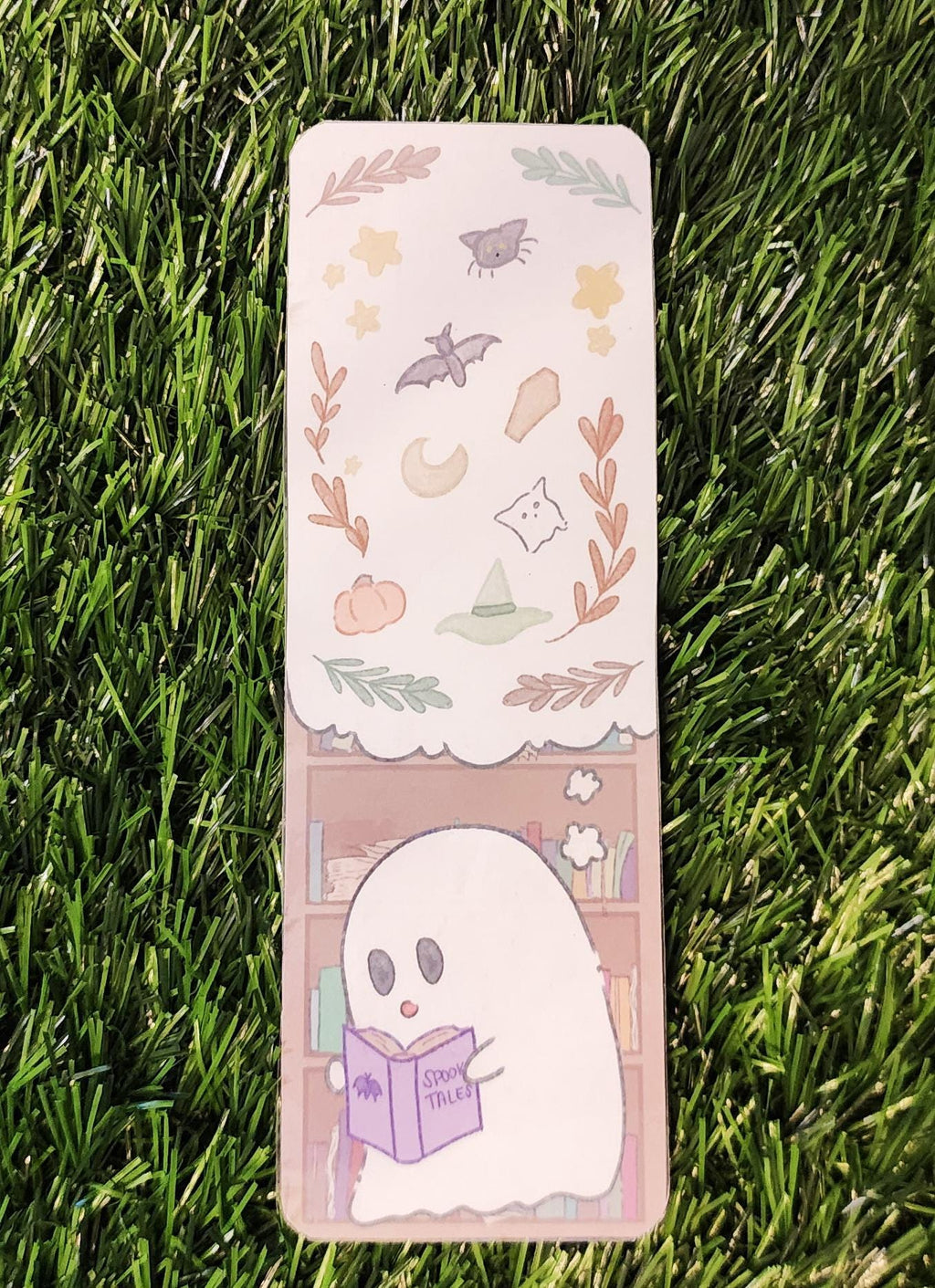 Ghostie Bookworm Bookmark