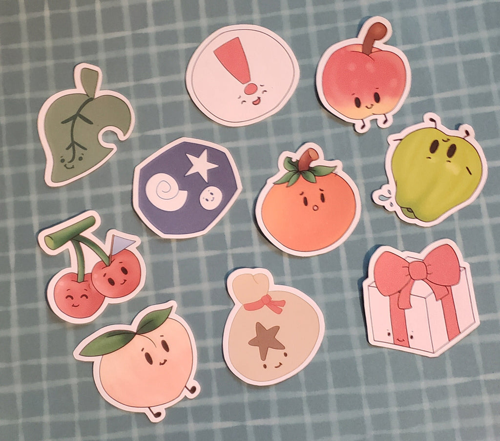 Cute Sticker Mystery Pack – B Grade Stickers with Retired, Miscut & Misprinted Designs