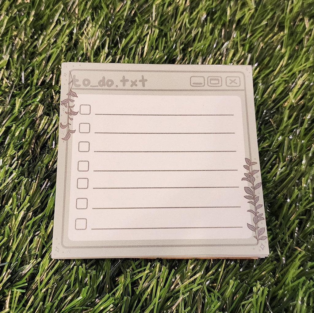 Green To Do Memo Pad