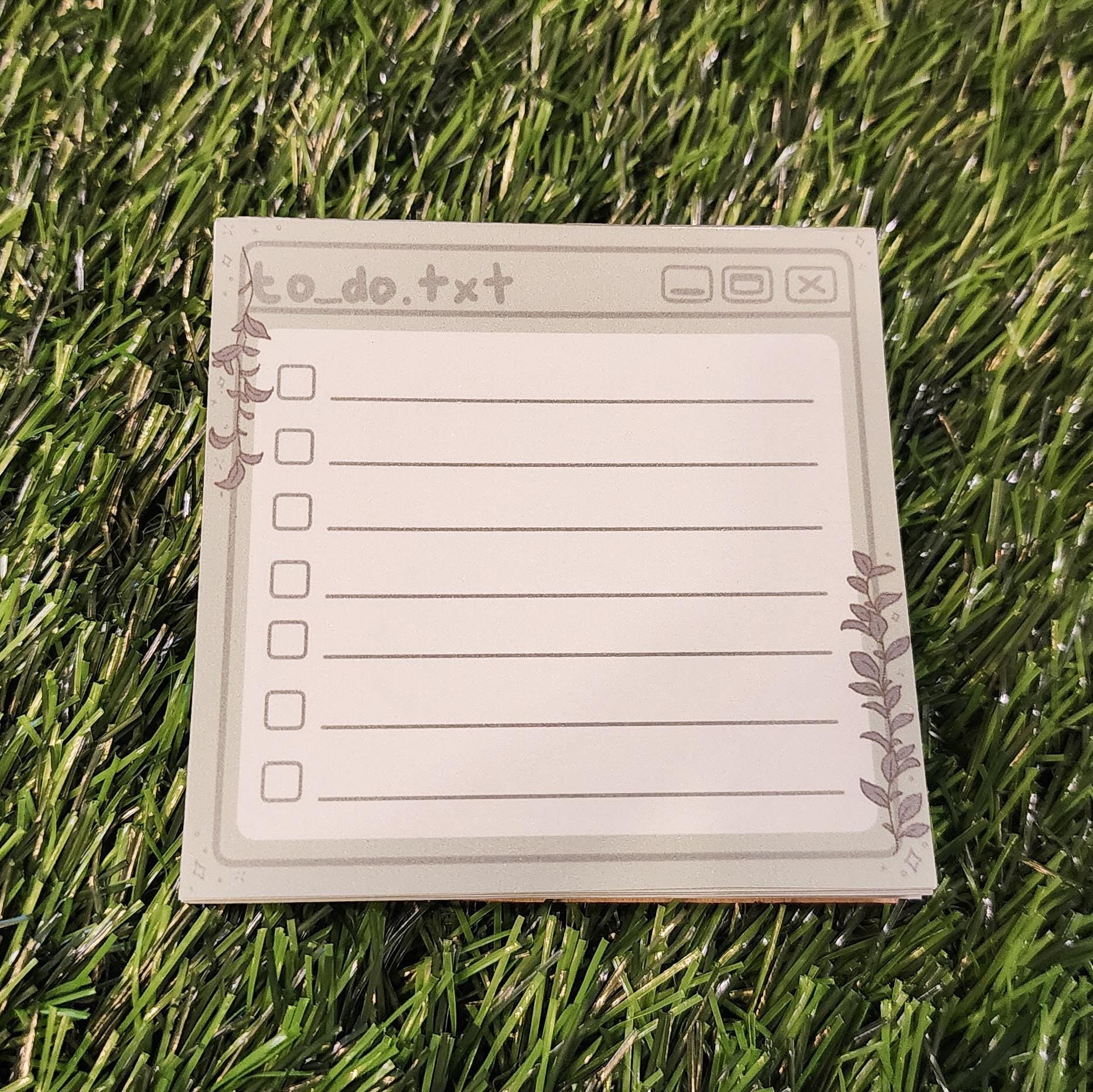 Green To Do Memo Pad