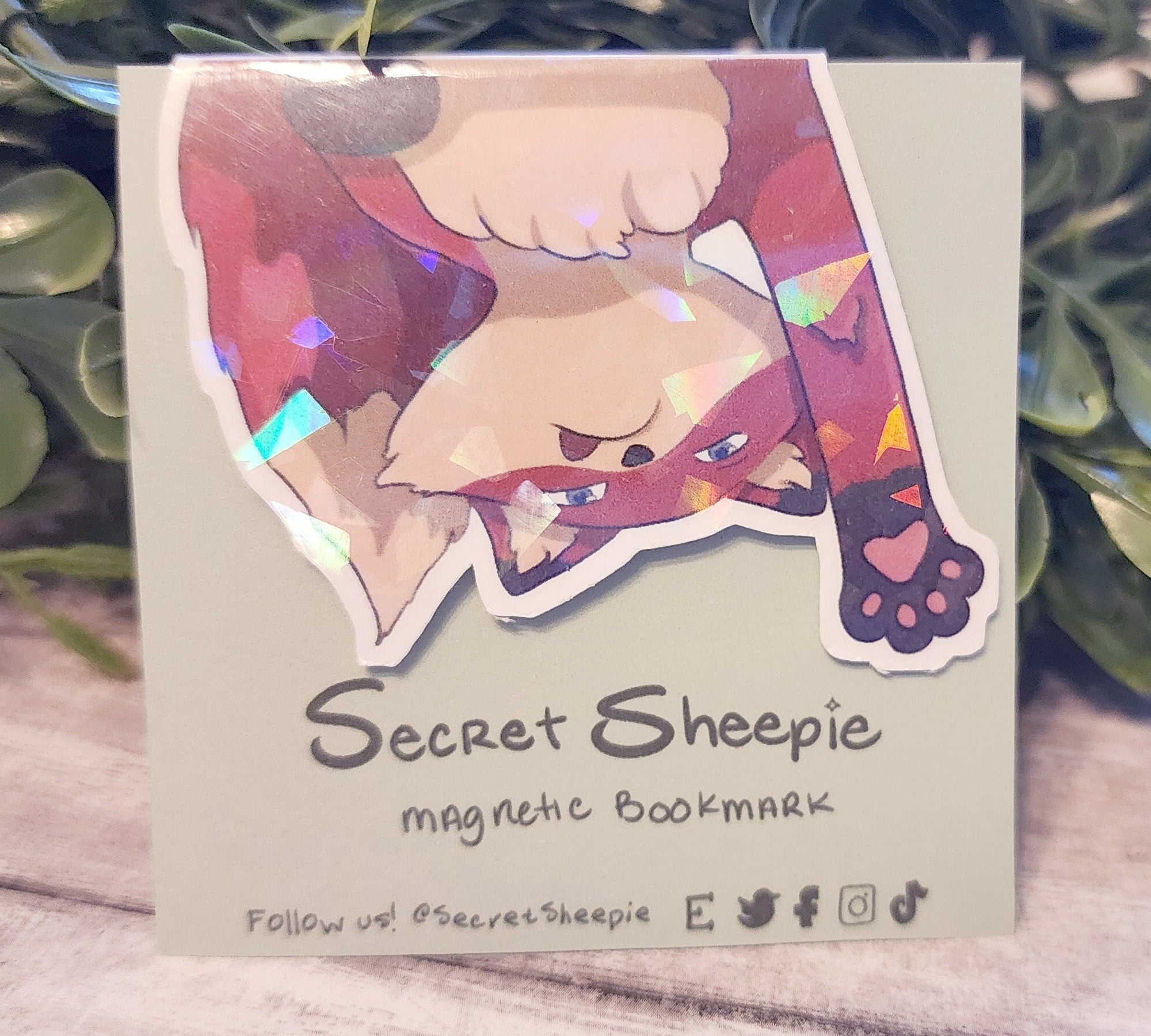 Foxy Magnetic Bookmark