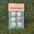 Fanfiction Badge Pin Set