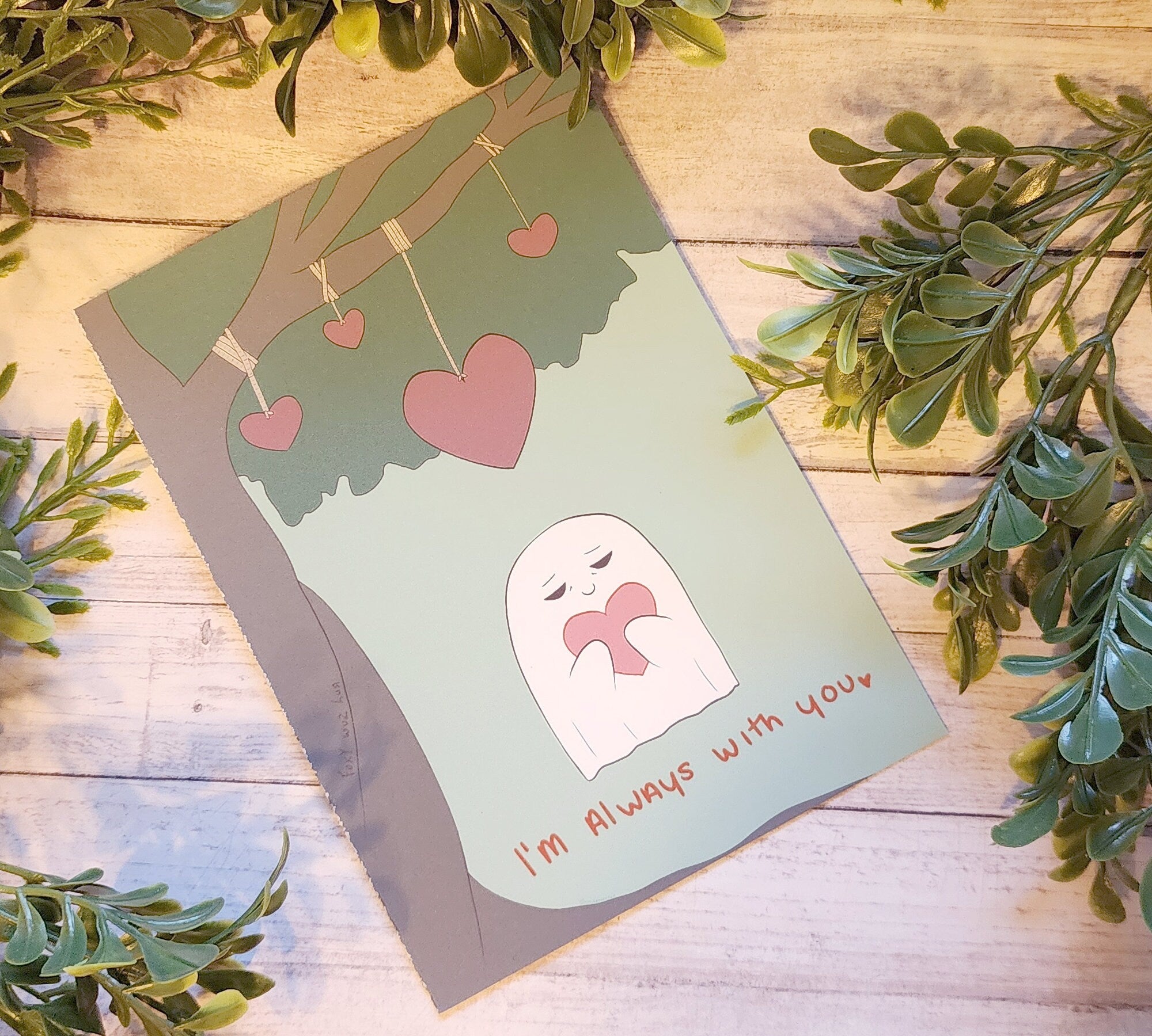 Ghostie Love Greeting Card