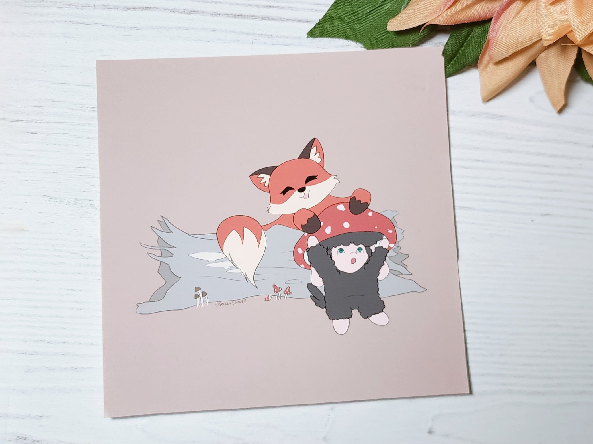 Forest Friends Duo Art Print