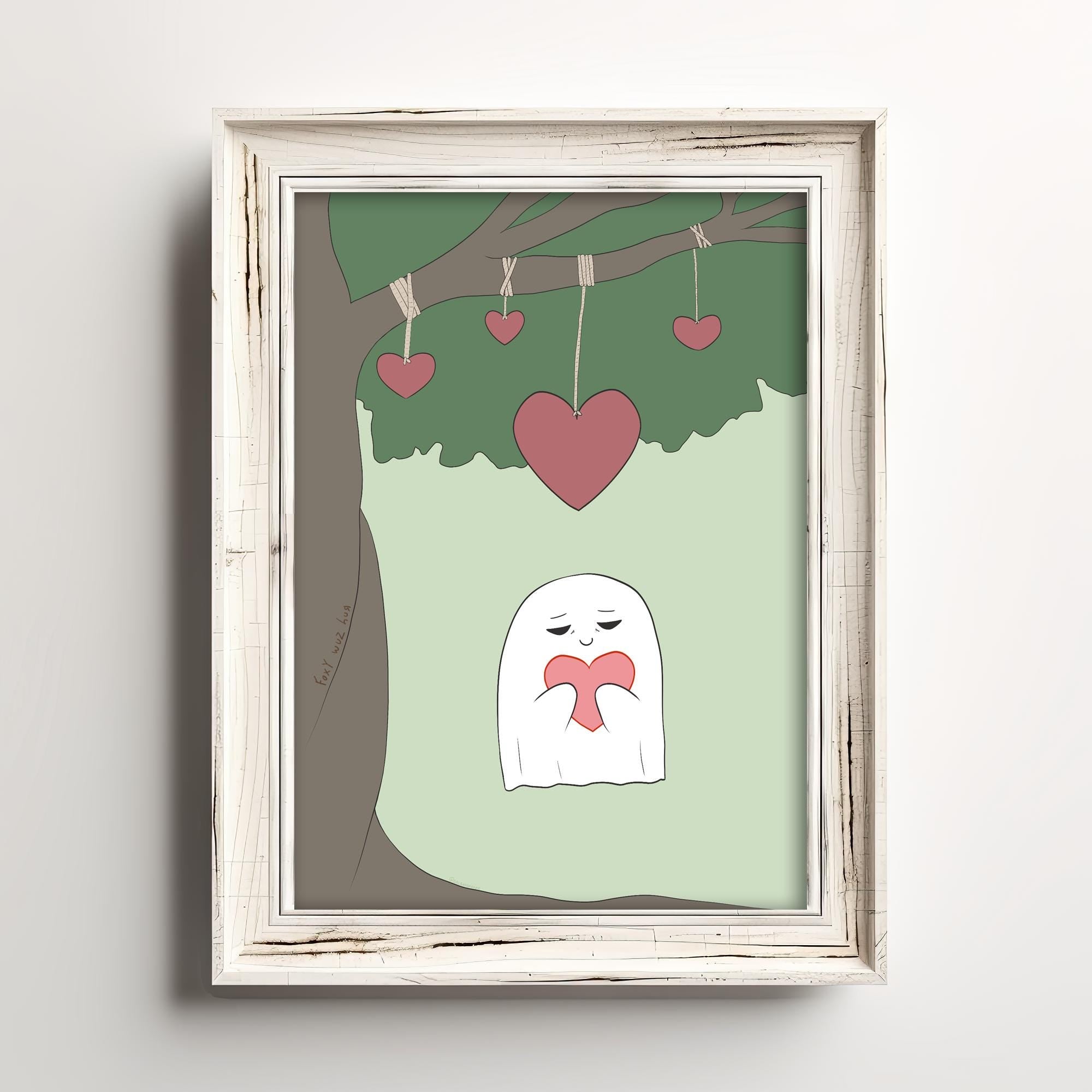 Ghostie Love Art Print