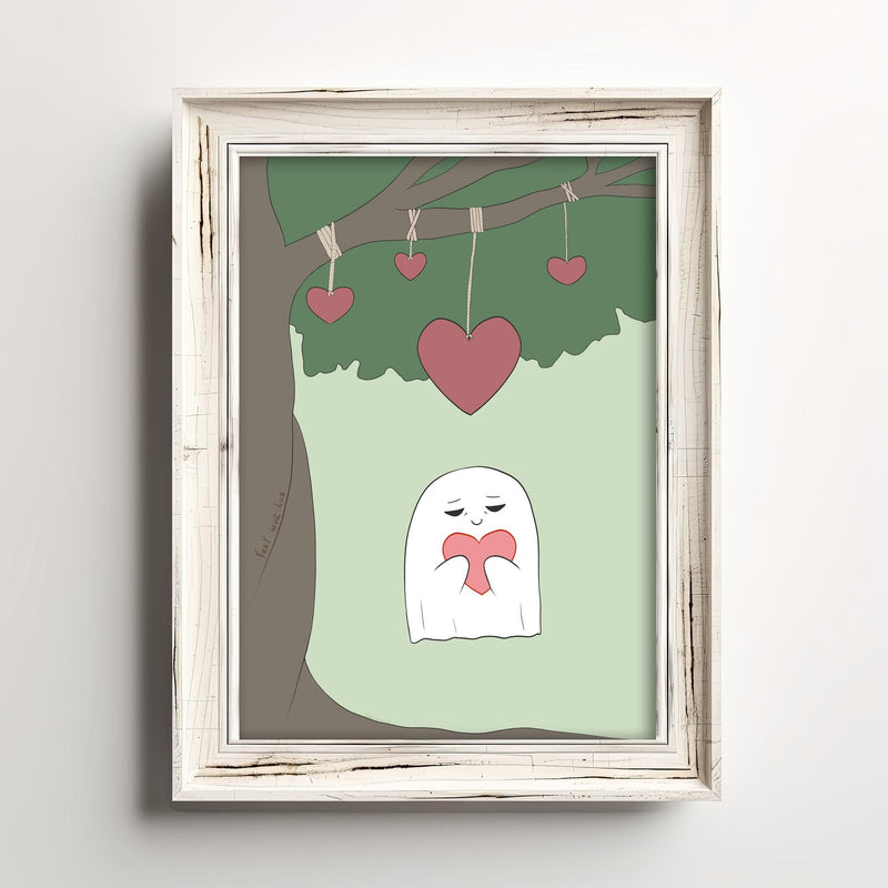 Ghostie Love Art Print
