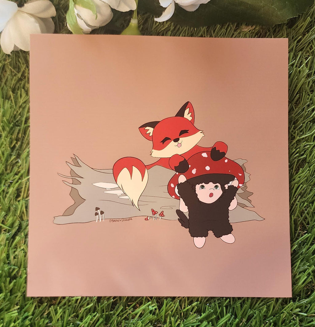 Forest Friends Duo Art Print