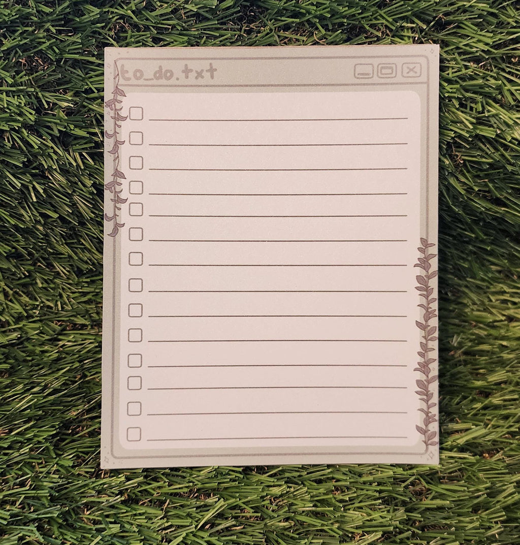 Leafy Green To-Do Notepad