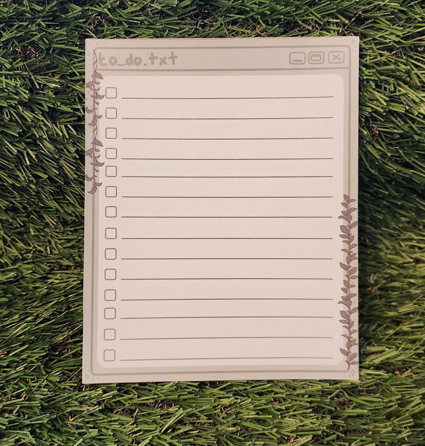 Leafy Green To-Do Notepad