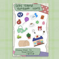 Cozy Island Retreat Sticker Sheet