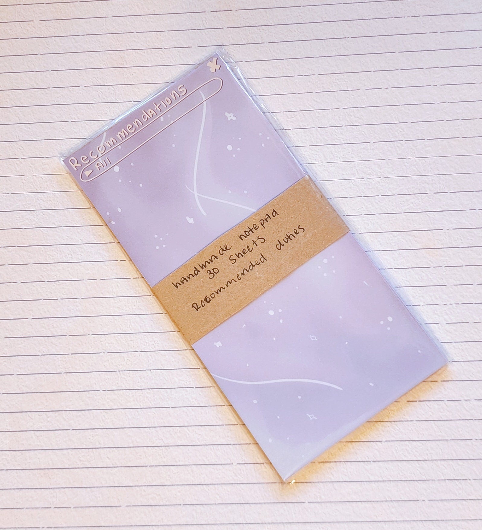 Duty Recommended Notepad