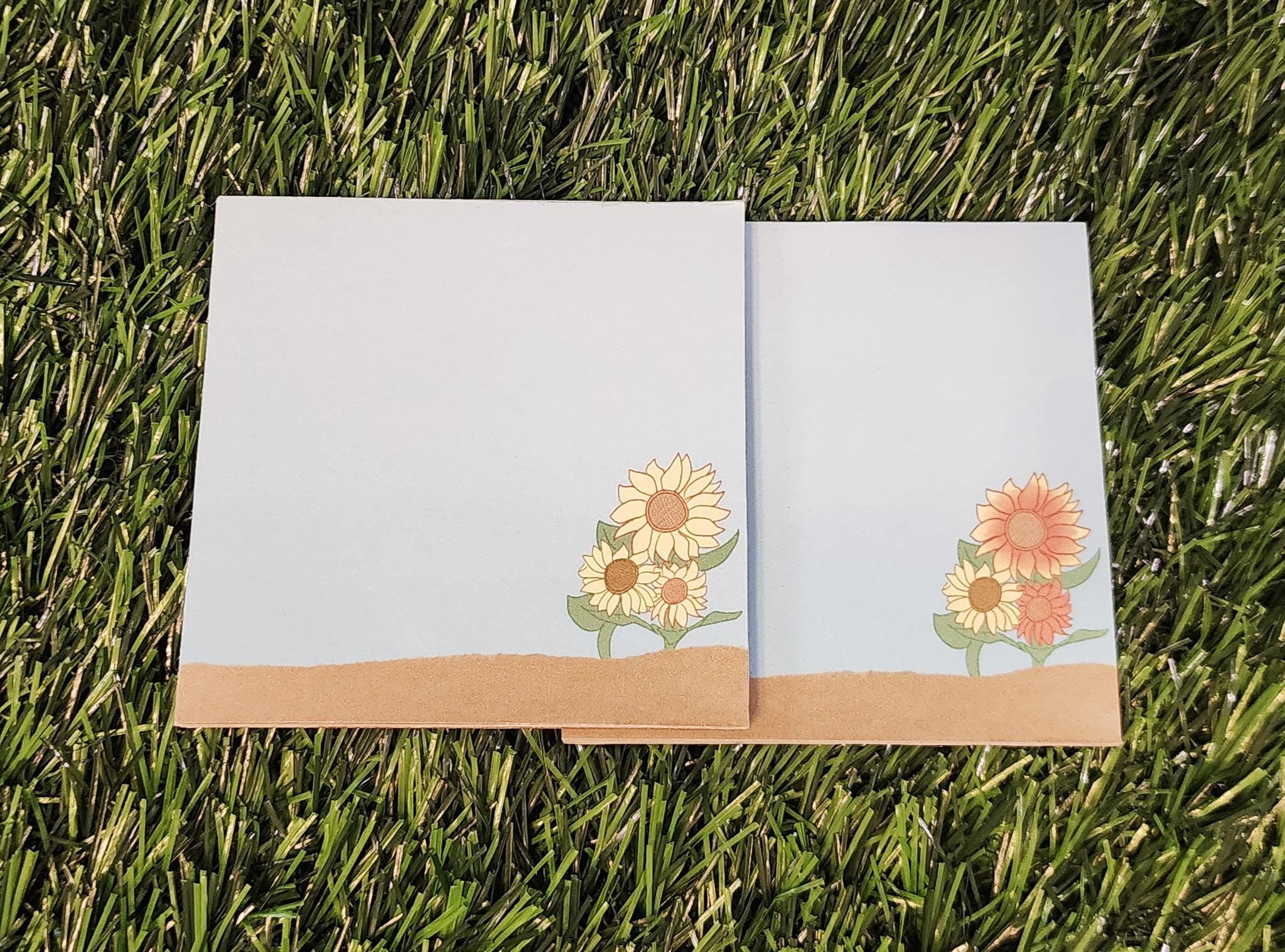 Sunflower Cozy Memo Pad