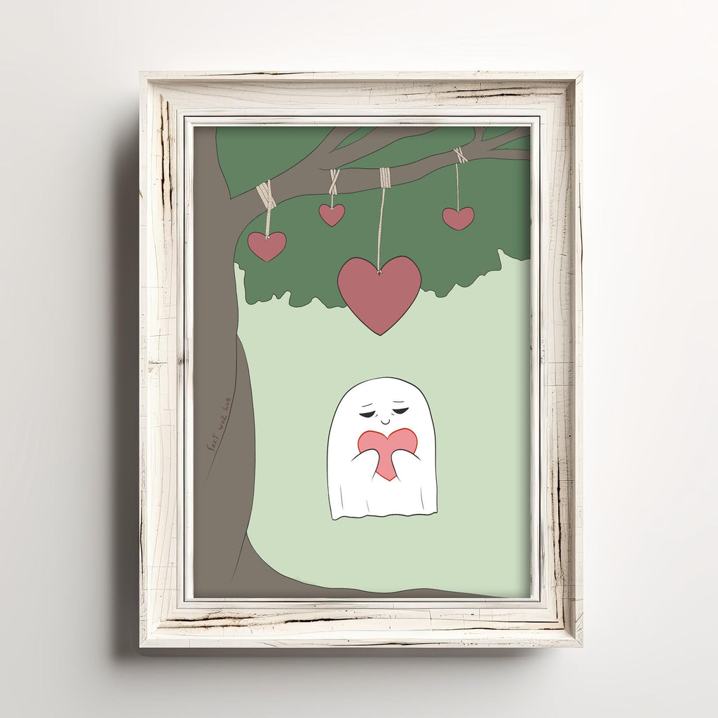 Ghostie Love Art Print