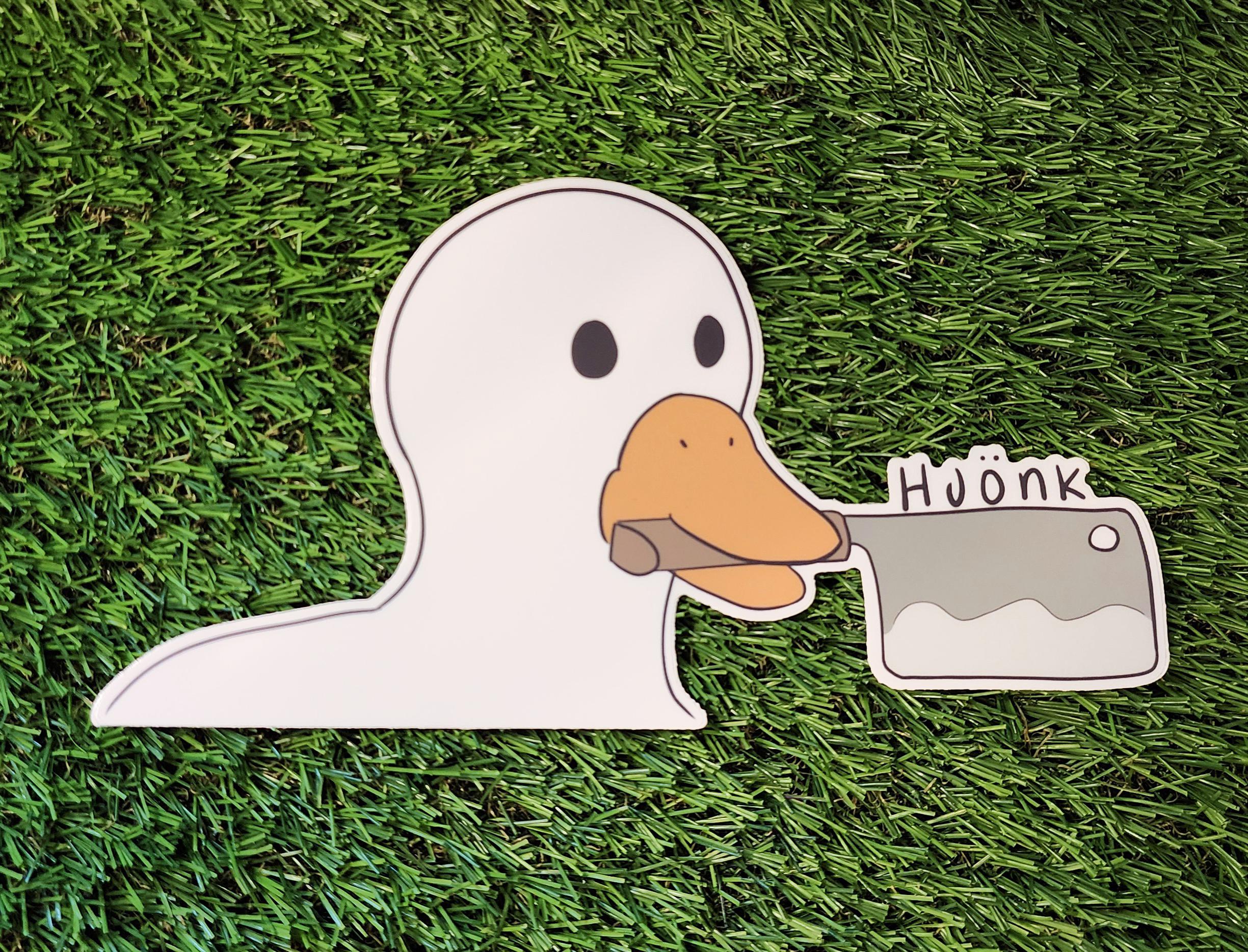 Hjonk Goose Car Decal