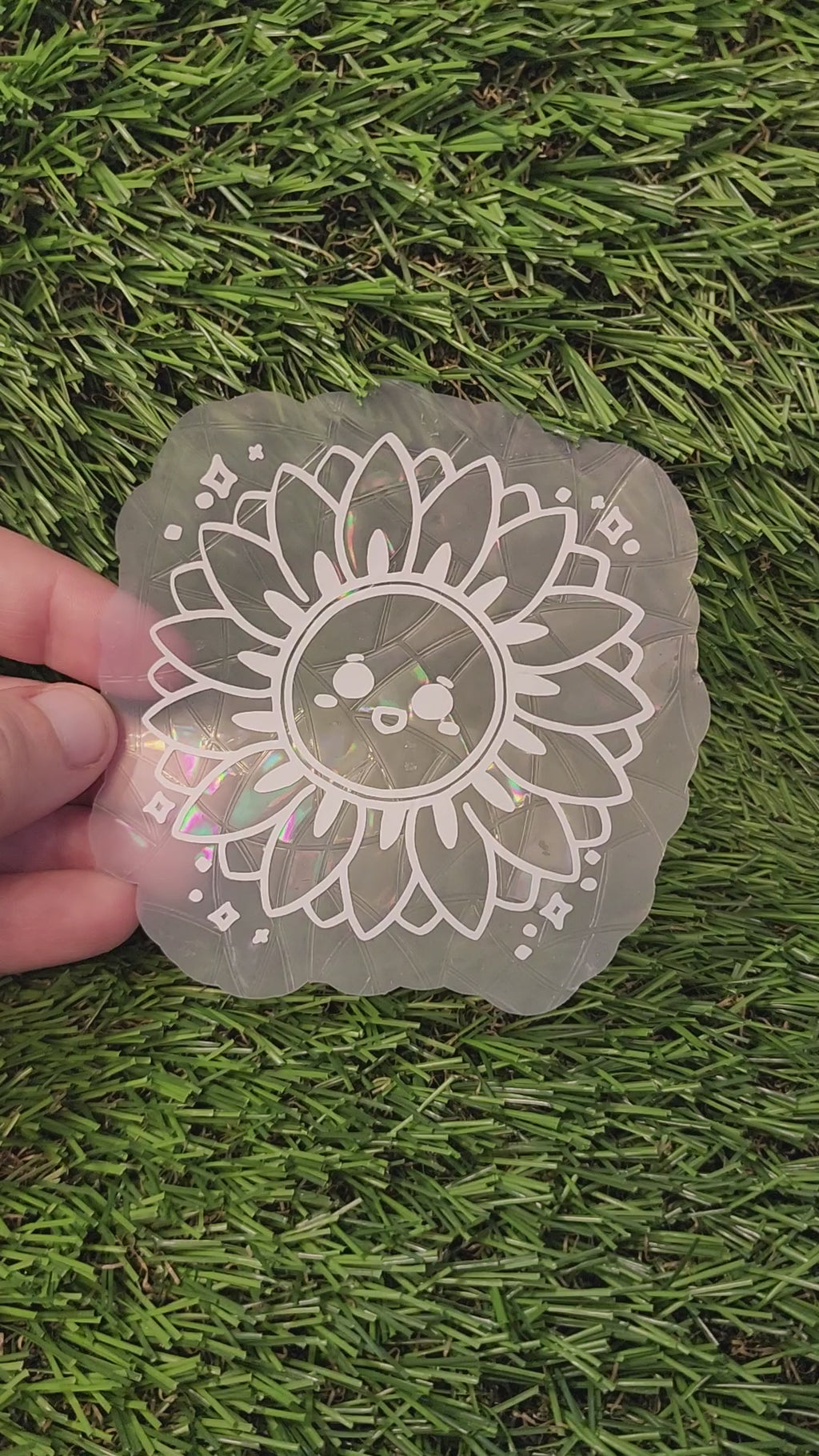 Kawaii Sunflower Suncatcher