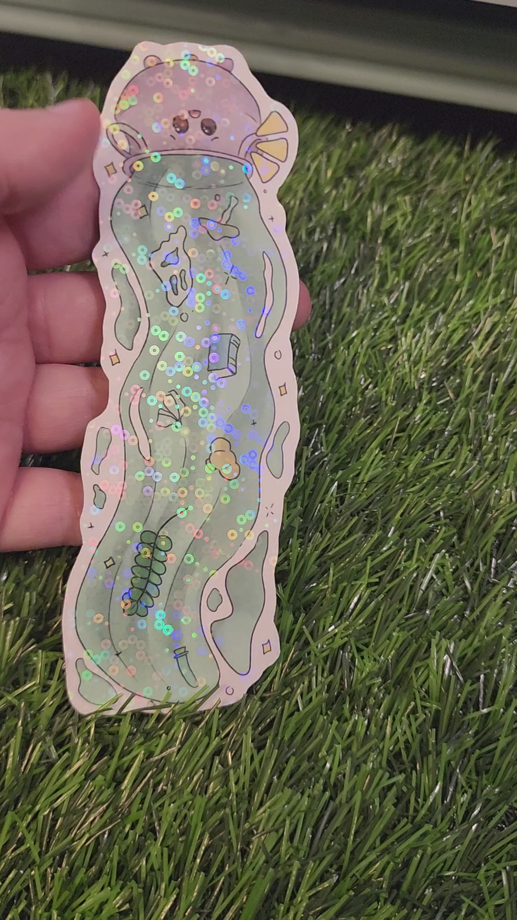 Cauldron Die-Cut Bookmark