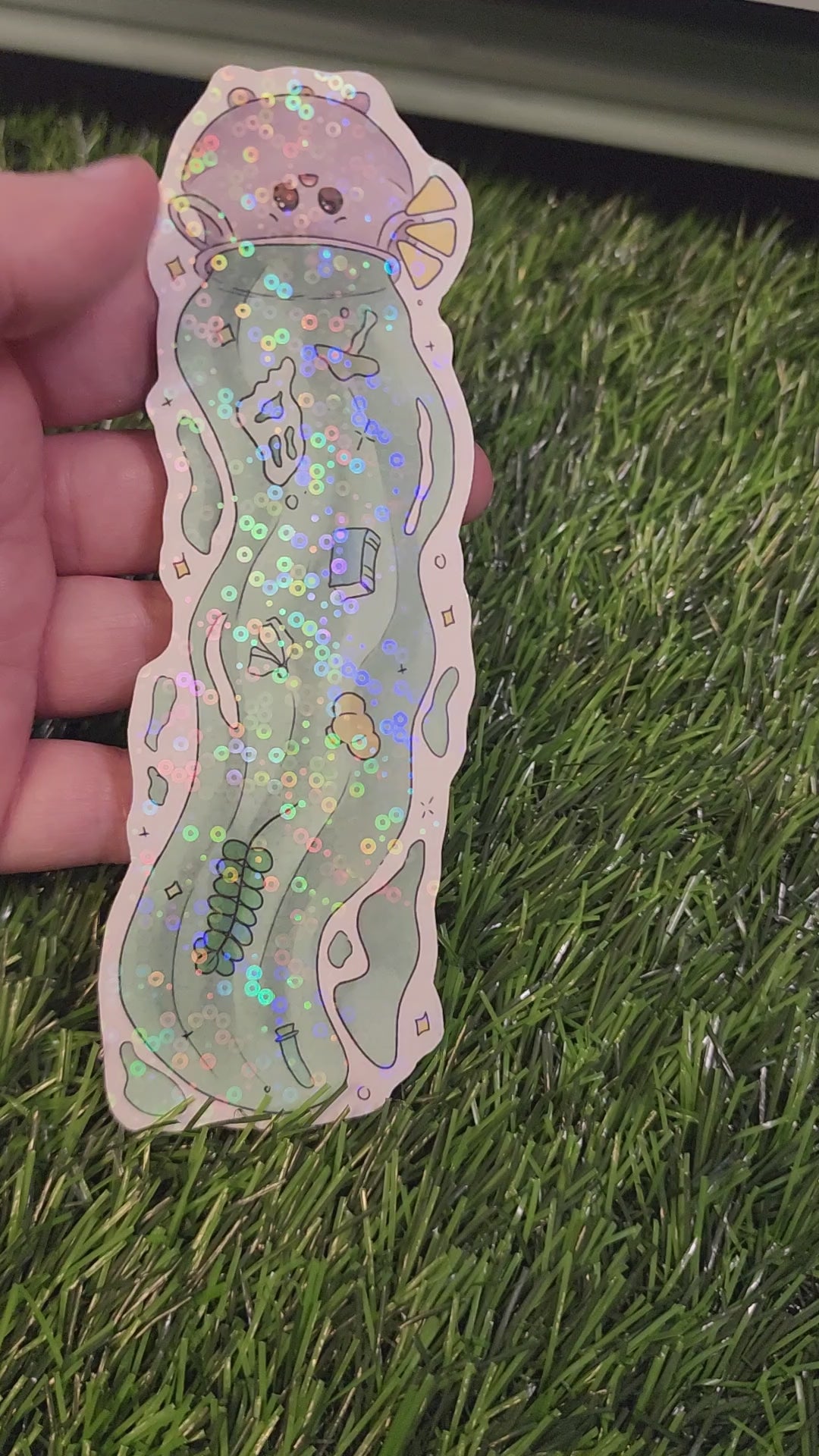 Cauldron Die-Cut Bookmark