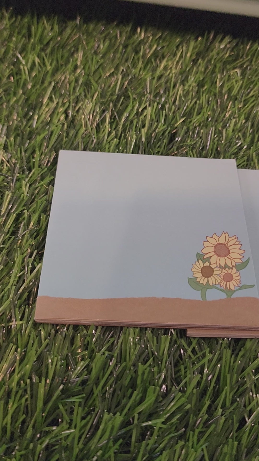 Sunflower Cozy Memo Pad
