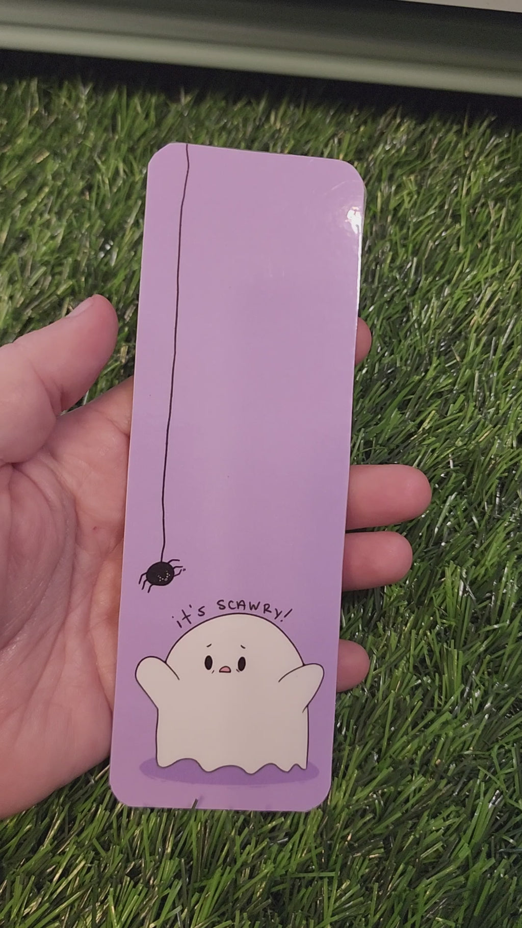 It's Scawry Ghost Bookmark