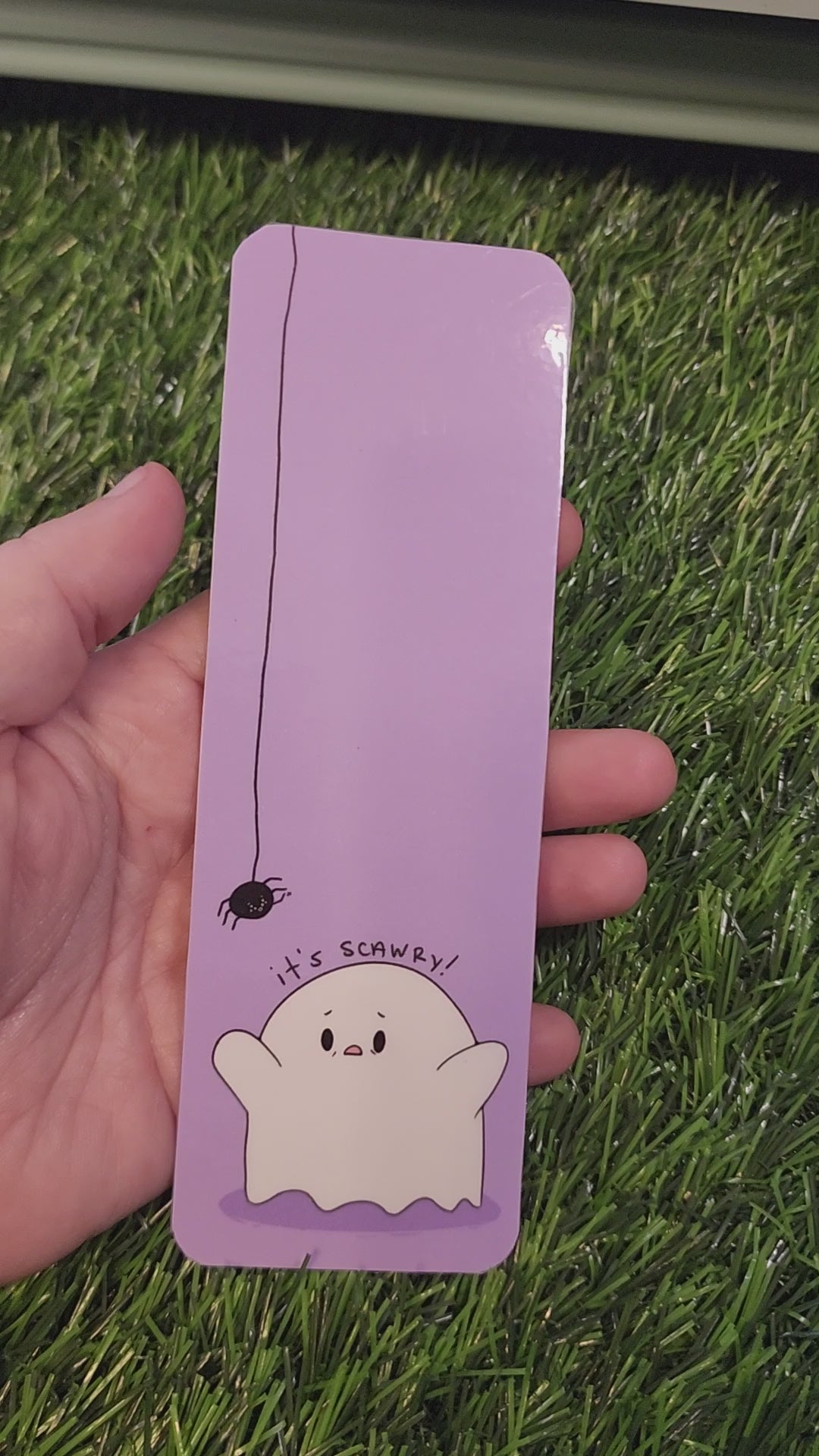 It's Scawry Ghost Bookmark