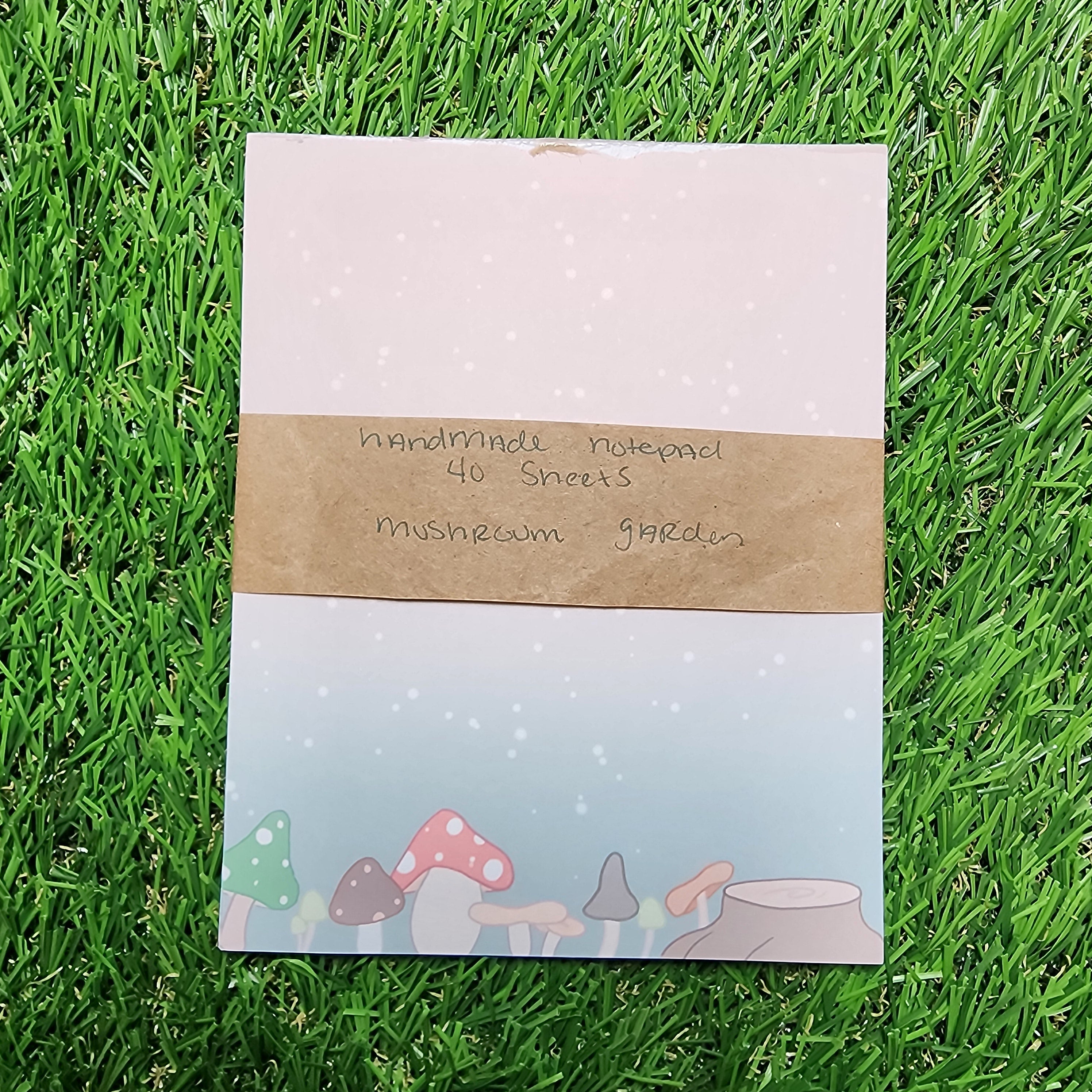 Mushroom Garden Notepad
