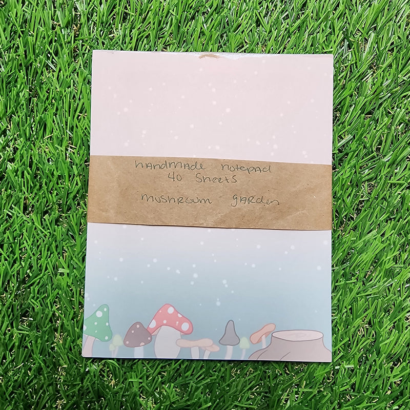 Mushroom Garden Notepad